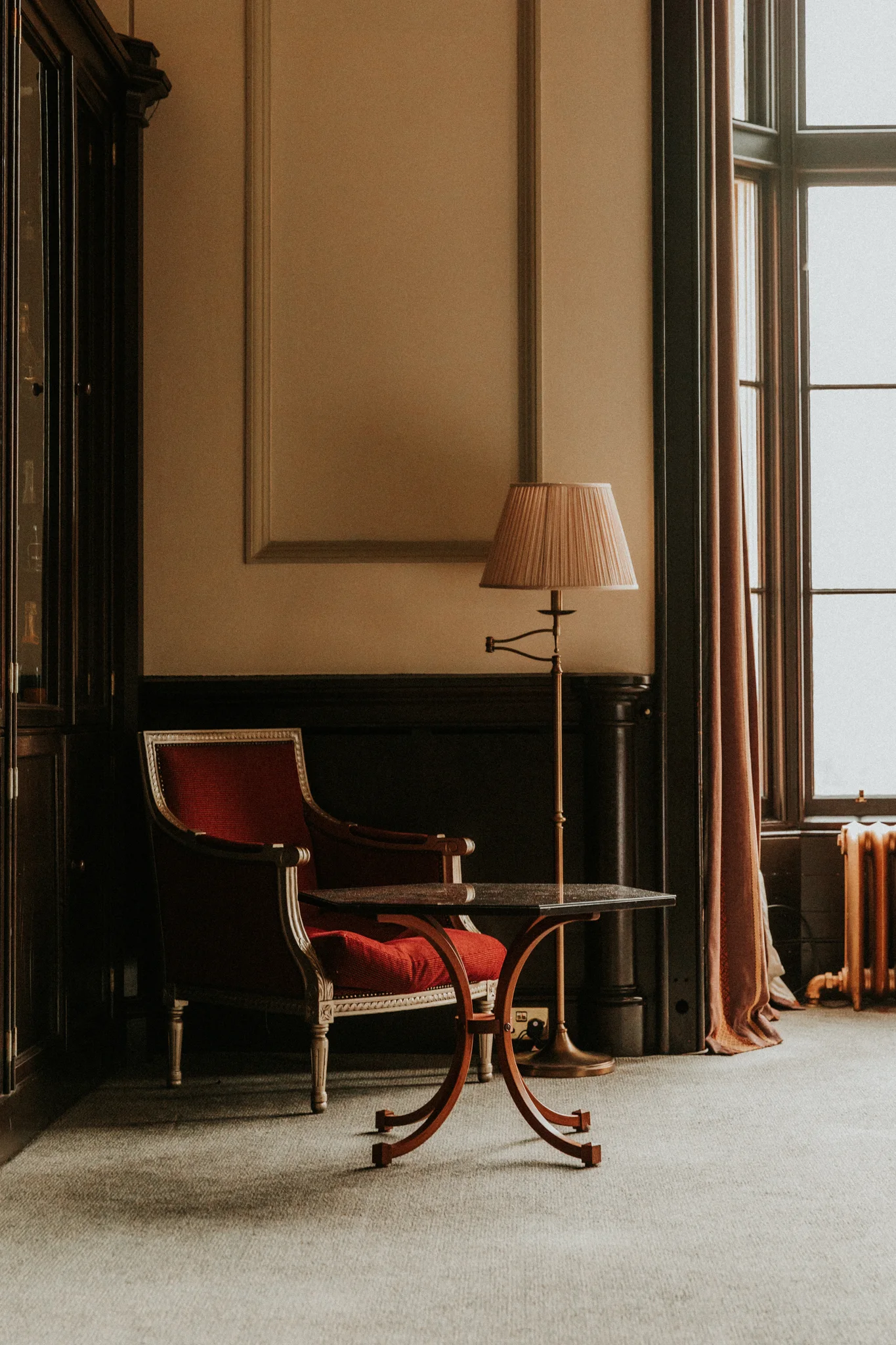 Guestroom window detail at Mar Hall